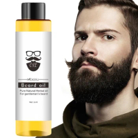 1pc 30ml 100% Organic Beard Oil Hair Loss Products Spray Beard Growth Oil Men Beard Grow Essencial Oil Barba Huile Barbe TSLM1