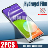 2pcs Water Gel Hydrogel Film For Samsung Galaxy A22 A52s A52 5G 4G Sansumg A 22 52 S 52S 5 4 G Full Cover Screen Protectors 600D