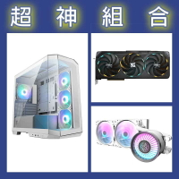 【超神組合】大飛 DN240 冰旋峰 白色+技嘉 RTX5090 32G+微星 MAG PANO M100R PZ 白色