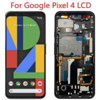 5.7" Screen For Google Pixel 4 LCD Display Touch Screen Digitizer Assembly Replacement LCD For Google Pixel 4 LCD With Frame