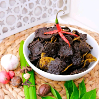 Dendeng Daun Singkong Bumbu Rendang 100 gr Organik