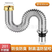 [ Tata Mall ]  |   Selang Afur Stainless Sink Fleksibel Pembuangan Sink Bak Cuci Piring - Selang 45m