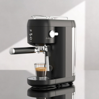 意式咖啡機家用小型意式半自動咖啡機濃縮全自動奶泡美規110V220V【幸福驛站】
