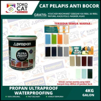 New Cat Pelapis Anti Bocor Propan Ultraproof Ready Semua Warna 4 Kg Best Quality Asli 100% Original