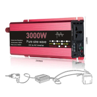 Transformer Power Converter Pure Sine Wave Inverter DC 12V To AC 220V Voltage 1000W 1600W 2200W 3000W Solar Car Inverter Adapter