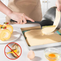 6PCS Silicone Cake Scraper Scraper Heat Resistant Oil Cake Cream Spatula Kitchen Baking Cooking Kitchenware