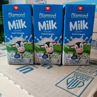 diamond susu uht fullcream 200ml 1 karton isi 24pcs