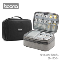 【BOONA】雙層箱型收納包 B004