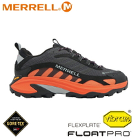 【MERRELL 美國 男 MOAB SPEED 2 GTX防水登山鞋《黑/橘色》】 ML038393/越野鞋/戶外鞋