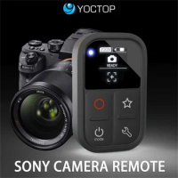 Remote Control for SONY Cameras with OLED Screen Compatible with RMT-P1 for A7M3 A6400 ZV-1 A7C A1 E10 RX100 Wireless
