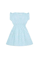 BOLD&KO BOLD & KO Mini Dress Blue Floral | Baju Anak | Dress Anak perempuan