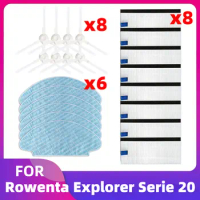 Compatible for Tefal Rowenta Explorer X-Plorer Serie 20 40 50 RR7687WH RG7687WH Vacuum Hepa Filter Side Brush Mop Cleaner Spare