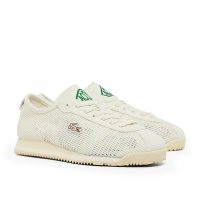【LACOSTE】CLUB-LOW 女鞋 透氣網布 休閒鞋 金屬LOGO 運動鞋 白色(49SFA0102_AI9)