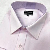 【vivi 領帶家族】H-Supreme 高級優質舒適長袖襯衫(8366粉底斜紋)