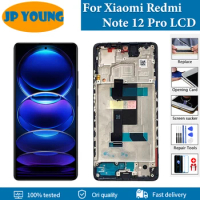 AMOLED For Xiaomi Redmi Note 12 pro LCD Display 22101316C 2210 Screen Touch Panel Digitizer For Redmi note 12pro Display Part