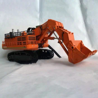 Diecast 1:87 Scale HITACHI EX8000 Shovel Excavator Alloy Car Model Collection Souvenir Ornaments Display Vehicle Toys Gift