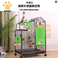 鸚鵡籠 鳥籠 繁殖籠 大鳥籠鸚鵡籠子大號豪華別墅家用虎皮牡丹玄鳳專用新型繁殖籠大型 八折減免 特價出 可開發票