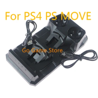 1pc For PS4 Dual charger Four-mount Base 2 In 1 Dual USB Charging Dock Station For PS4 VR Handle Cradle