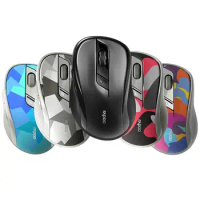 Rapoo M500G Multi-Device Bluetooth Mouse Noiseless Ergonomic Wireless Mouse for Computer PC Laptop 12 Months Long Battery Life