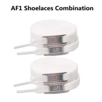 Original AF1 Shoelaces Combination White Flats laces and Shoe Decoration Suit Sneaker Shoelace Air Force one Shoes Accessories