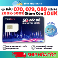 Sim Mobifone Số Đẹp Sale Còn 101K Đầu 07, 08 Giá Rẻ, Dễ Nhớ [Sim phải ĐKCC]