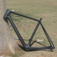 2024" Brand New Full Carbon UD Matt Gravel Bike Bicycle Thru Axle Flat Mount Gravel Frame BB86 / BSA Frame Only