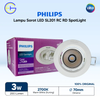 PRODUK FAVORIT Lampu Philips Kyanite SL201 070 3W WH ID Recessed Spotlight