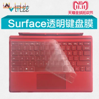 For Microsoft Surface Pro 7 6 5 4 12.3 inch / Surface book go 2 13.5 15.6/ surface laptop 15.6 inch Clear Keyboard Cover