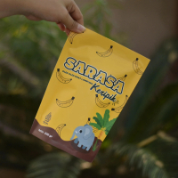 Keripik Pisang Sarasa Kemasan Premium Varian Rasa Coklat, Keju, dan Lainnya - Food Snack Pedas kripi
