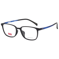 【LEVIS】Levis 光學眼鏡(黑色+藍腳LV7005F)