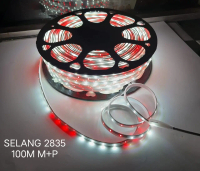 lampu led strip selang SMD 100 meter 100m merah putih 220v outdoor lampu led strip outdoor putih mer