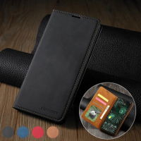 Wallet Magnetic Leather Case For Google Pixel 6 6 Pro Fashion Business Flip Cover Google Pixel 6 Pro Anti-drop Protective Sleeve