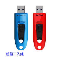 SanDisk Ultra USB 3.0 (CZ48) 32GB 隨身碟 公司貨 二入組