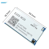 2.4G Serial Port to Wifi Wireless Routing Module MT7628AN E103-W20(7628) OpenWrt SDK AP STA 32MB Flash+128MB DDR2 300Mbps PHY