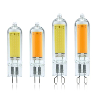 Mentol Lampu LED, Boleh Dimalapkan, G4 dan G9, 3W dan 6W, 220V, Kaca COB, Lampu LED, Gantikan Mentol