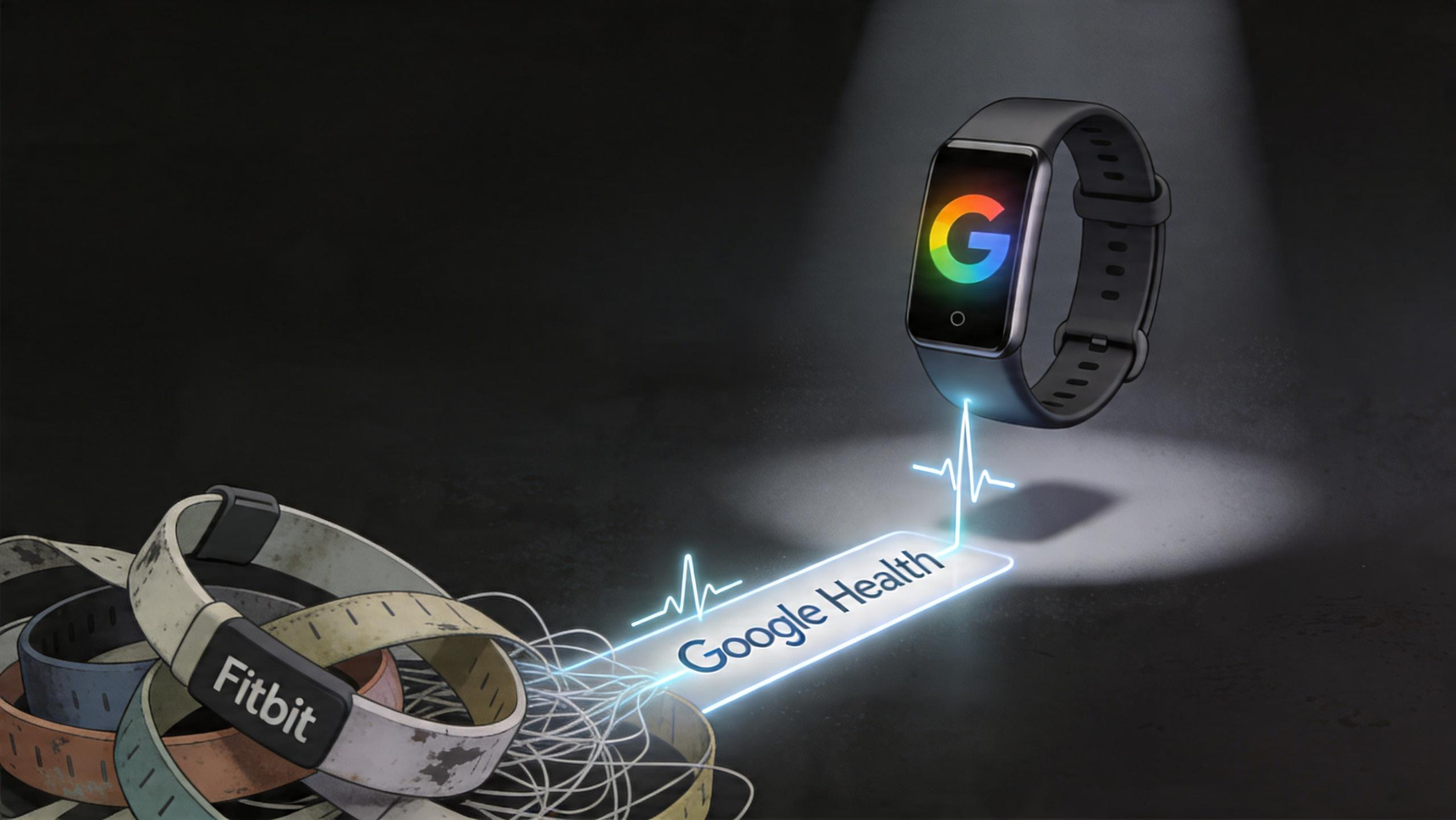 Google Fitbit Air がリーク：スクリーンレスのヘルスケアバンドが 