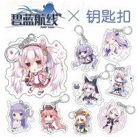 Móc Khóa Acrylic Trưng Bày Mẫu Thử Điện Thoại Di Động Azur Lane Raffia Akagi Prince Organ