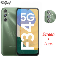 Camera Len Protector For Samsung Galaxy F34 5G Screen Protector Tempered Glass For Samsung F34 5G Glass For Samsung F34 5G Glass
