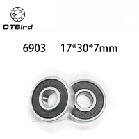 2Pcs 6903-2Rs 6903Rs 6903Rs 6903 Rs Deep Groove Ball
