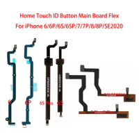 10PCS Home Touch ID Return Fingerprint Button Motherboard Connection Connector Flex Cable For iPhone 6 6S 7 8 Plus SE2020