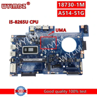 18730-1M with I5-8265U CPU UMA Laptop Motherboard For Acer A515-53G notebook Mainboard