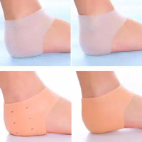 300Pairs/Lot Feet Care Socks New Silicone Moisturizing Gel Heel Socks with hole Cracked Foot Skin Care Protectors SN532