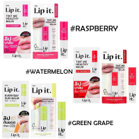 Lip it Tint Me Healthy Balm & Lip It Everyday SPF 15 PA++ 3g ลิปอิท กลิ่นผลไม้ Cosmetics ผู้หญิง เคร