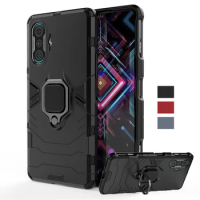 For Xiaomi Poco F3 GT Case Magnetic Ring KickStand Holder Shockproof Bumper Armor Phone Back Cover Poco F3 GT X3 NFC M3 Pro Case
