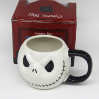Nightmare Before Christmas Jack enamel white water mug funny mug halloween carnival festival holiday