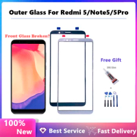 Outer Glass For Redmi Note 5 Front Glass Touch Panel Note 5Pro 5 Plus For Xiaomi Redmi 5 Digitizer Lens Note5 Touch Sensor 5Plus