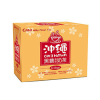 卡薩 沖繩黑糖風味奶茶(25*12包/盒) [大買家]