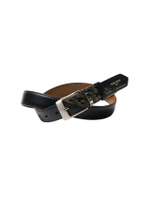 เข็มขัดหนังผู้ชาย PARQUET OBLIQUE BELT สีดำ