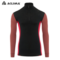 挪威[ACLIMA] WW MOCK NECK W/Zip M / 歐洲製男款美麗諾快乾羊毛衣《長毛象休閒旅遊名店》