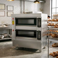Digital Oven Gas 2 Deck 4 Trays Fomac BOV-ARF40HDT